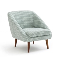 Кресло Винтажное SMON 1-мест. синий LA REDOUTE INTERIEURS  фото, kupilegko.ru